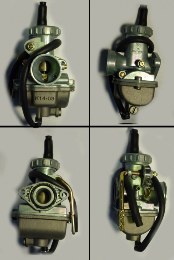 Карбюратор 4T 139FMB, 147FMH; DELTA, ALPHA 50-70см3 D16 (железный рычаг заслонки)