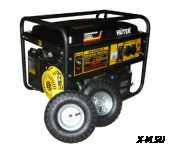 Электрогенератор Huter DY6500LX с колёсами и аккумулятором