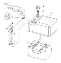 ТОПЛИВНЫЙ БАК 4-Х ТАКТНОГО ПЛМ HIDEA HDF9.9