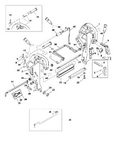 Зажимная скоба 2-х тактного ПЛМ MERCURY 40 M Серийный номер от 00P017000 до 0P325499