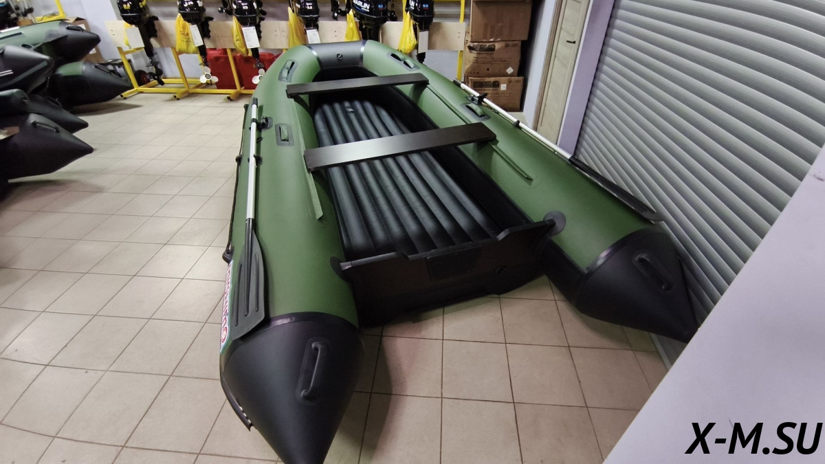 Лодка MISHIMO LITE DF 390 Зелено-Черный