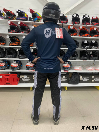 Джерси мотокросс HETOSHI DEMURE TYPE-2 цв, Серо-черный р.M