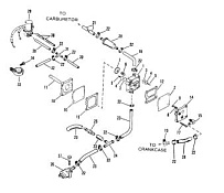 Топливный насос (черный) 2-Х ТАКТНОГО ПЛМ MERCURY 55 Серийный номер от 9741042 до 9885344