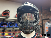 Шлем кроссовый HETOSHI OF836 EXOSS CROSS PRO MX289 цв.Черный Матовый р.XS