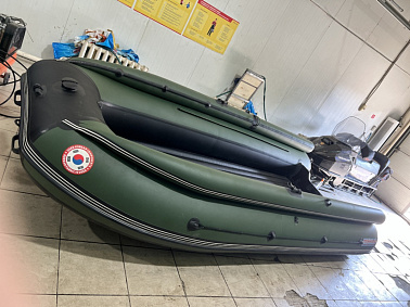 Лодка MISHIMO FAMILY LITE 430 Зелено-Черный