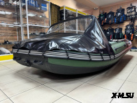 Носовой тент MISHIMO 380 RAPID, RAPID PRO черный