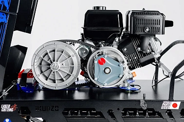 Мотобуксировщик IKUDZO 2.0 LONG 1700 /500 EKR20