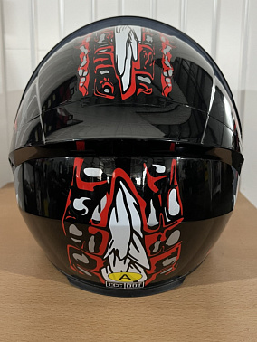 Шлем интеграл HETOSHI XD1-94 цв. Черно-красный  р. L