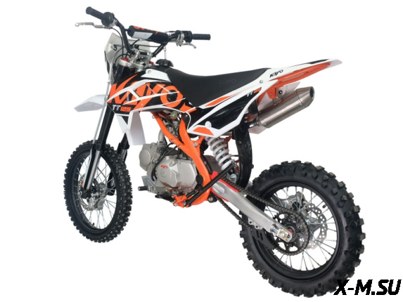 Питбайк KAYO BASIC TT125EM 17/14 KRZ (механ. сцепл., эл. стартер 2022 г.)