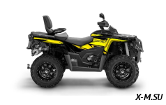 Наклейки Straite цв.Зеленый-сиреневый на Квадроцикл (комплект наклеек) AODES