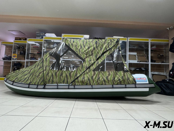 Ходовой комб. (носовой+основной) тент MISHIMO 370 LITE/PRO/LITE DF кмф зеленый (6)